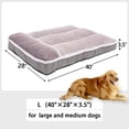 thumbnail image 3 of Cama grande para perros WINDRACING con almohada para sofá Crate Kennel, 3 of 7