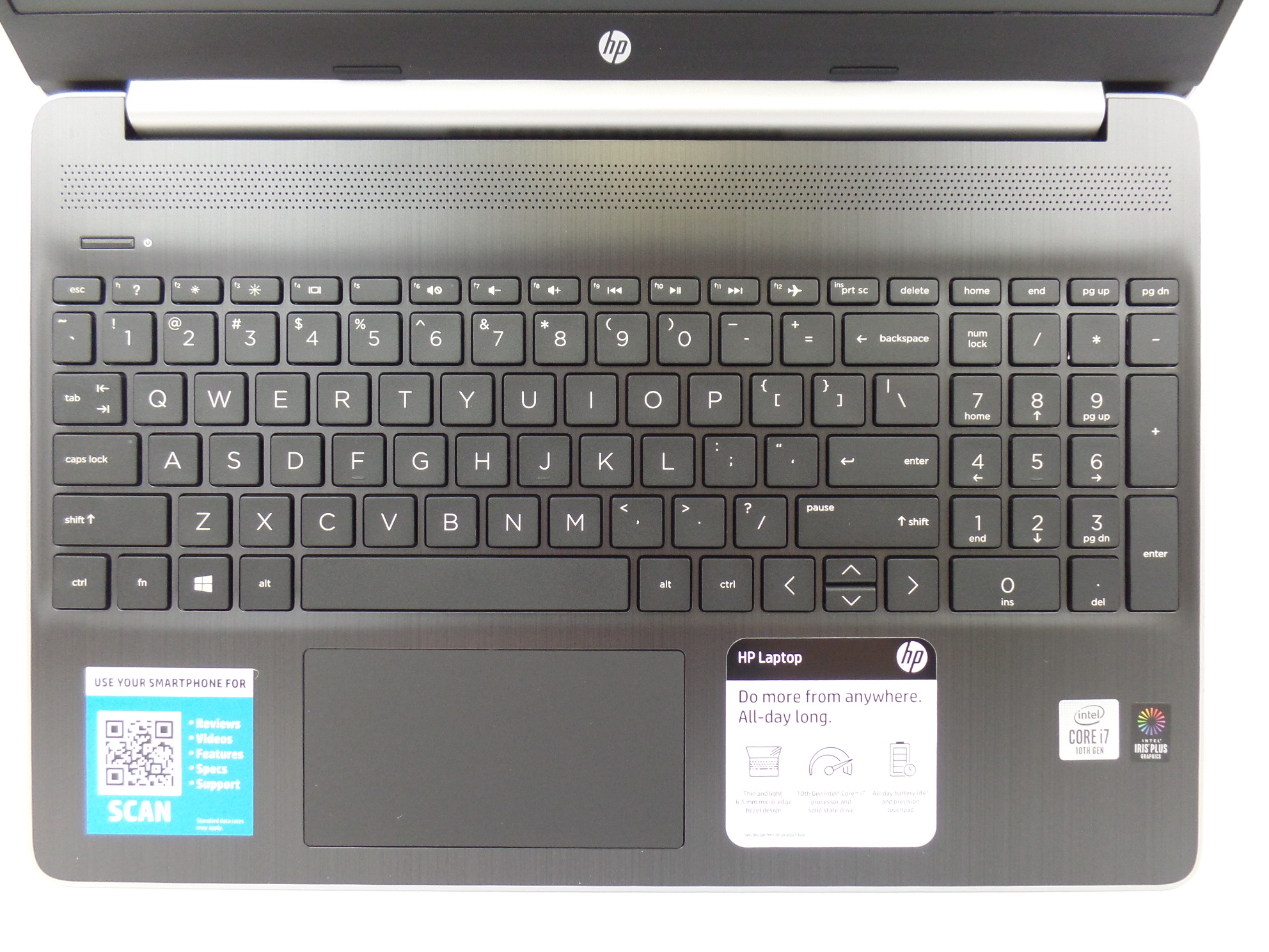 Used (good working condition) HP 15-dy1078nr 15.6" HD i7-1065G7 1.3GHz 8GB 256GB SSD Iris Plus W10H Laptop SD - image 3 of 6