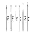 thumbnail image 2 of Stainless Steel Ear Scoop 6 Pieces/Set, Rotary Ear Scoop Set, 2 of 5
