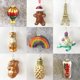 thumbnail image 2 of Decoración de árbol de Navidad de cristal colgante creativo para ventana, regalo de comercio exterior, colección de juguetes de muñecas de 3 pulgadas, 2 of 5