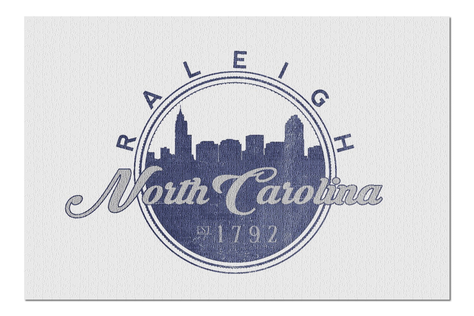 Raleigh, North Carolina - Skyline Seal (Blue) (20x30 Premium 1000 Piece  Jigsaw Puzzle, Made in USA!) - Walmart.com