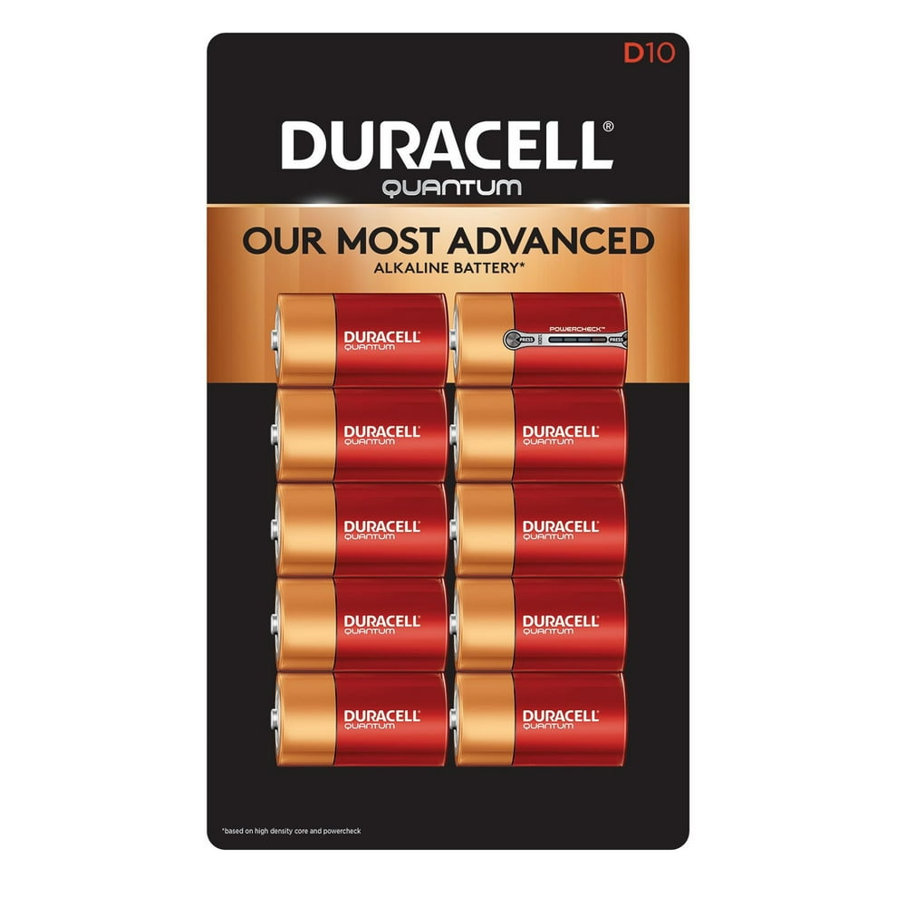 Duracell Quantum Alkaline D Batteries 10 Pk Pack Of 1