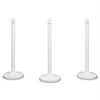 Tatco Plastic Stanchions and Chains White Plastic 39" Post - White