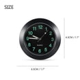 thumbnail image 3 of Reloj Con Clip Para Rejilla De Ventilación De Coche, Reloj Luminoso Para Salpicadero De Automóvil, Reloj Analógico De Cuarzo Para Interior De Coche Eigraketly VI008771-01, 3 of 5