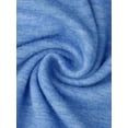 thumbnail image 5 of INSPIRE CHIC Women's Pajama Set Split Short Sleeve Jersey Knit Tops with Fitted Tight Shorts Sleepwear Nightwear Lounge Set S Blue, 5 of 6