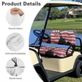 thumbnail image 6 of Aplkyhs USA Flag Golf Cart Seat Cover Anti-Hot Club Car Backrest Bottom Seat Cover Breathable Club Car Seat Covers Suitable for All Seasons Golf Cart Blanket, 6 of 7