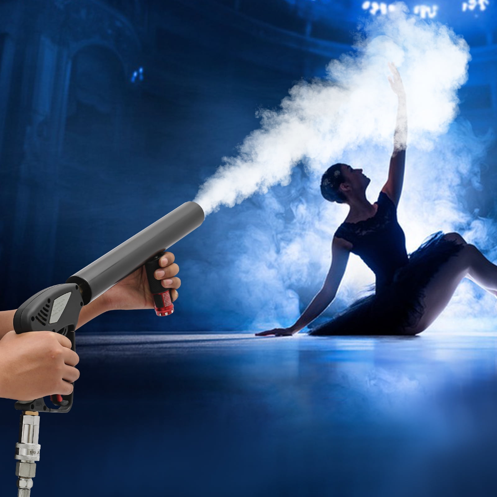 Wildnix CO2 Fog Machine for Stage, Bar, and Concert, High Safety, Energy-Saving, Easy to Carry and Operate, Creates Climactic Atmosphere Without Harm