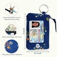 thumbnail image 3 of MNF Collections Zip ID Case with Lanyard Badge & ID Holders, Cotton, Birdie & Twig, 3 of 6
