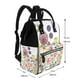thumbnail image 2 of Disketp Autumn Garden Mochila de Pañales de Gran Capacidad con Múltiples Bolsillos, Mochila de Viaje Multifuncional para Bebé, Unisex, Moderna y Resistente, 2 of 6