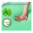 thumbnail image 4 of Mattress Topper,4 in Green Tea Memory Foam Mattress Topper with Zippered Bamboo Cover, Cloud-Like Soft, 4 of 4