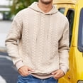 thumbnail image 1 of pstuiky camisas de manga larga para hombre, Blusa informal y moderna de color liso con capucha, manga larga y bolsillos abotonados para hombre Tops de talla grande para hombre m, 1 of 9