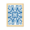 thumbnail image 1 of Cuadro decorativo Talavera azul A4 Unbranded marco de madera, 1 of 3