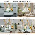 thumbnail image 3 of Sunflower Swag Valances for Windows, Kitchen Window Curtains Over Sink, Summer Botanical Elegant Floral Wooden Window Treatment Curtains for Living Room/Bedroom Curtains 2 Panel Sets 36"x45", 3 of 8