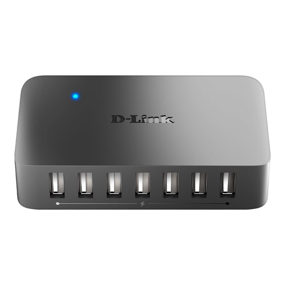 D-LINK - 7-Port USB 2.0 Hub