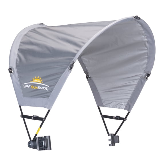 GCI Outdoor SunShade Accessory Universal Adjustable Chair Canopy with UV Protection, Mercury Gray