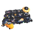 thumbnail image 4 of Juego de rompecabezas con pistas, actividades, juguete educativo para construir vagones de ferrocarril para niños tema espacial 12 piezas, 4 of 9
