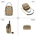 thumbnail image 3 of FORMRS Crossbody Bag for Women Quilted Travel Shoulder Cell Phone Purse with Chain Strap Handbag, Retro Blossom Flower, 3 of 7