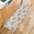 thumbnail image 3 of Kitchen Mat Rug 1 PCS Flamingos Tropical Plants Runner Rug Anti-Fatigue Comfort Memory Foam Standing Mat Non-Slip Floor Door Mat for Bathroom Bedroom 16x47in, 3 of 6