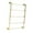 Gold, variant on Abbraccia Ribbon Rack Ribbons Roll Storage Shelf Ornament Decoration Key Holder Modern Wire Spool Rack Thread Holder for Towel Sundries White