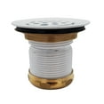 thumbnail image 4 of Westbrass Junior Bar and Laundry Sink Drain Assembly with Strainer Cover, Powder Coat White, 4 of 7