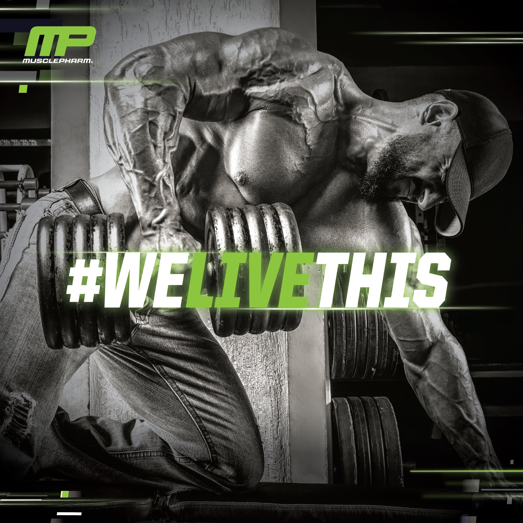 MusclePharm Assault Pre Workout Powder, Watermelon, 30 Servings