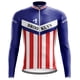 thumbnail image 4 of Jersey de ciclismo retro de manga larga para hombre, de varios estilos, de polar de invierno, para montar en bicicleta, París, Roubaix, Brooklyn, Ford, Faema, Molteni, 4 of 5