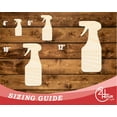 thumbnail image 3 of Unfinished Wood Spray Bottle Shape | DIY Craft Cutout 33" / 1/4", 3 of 3