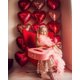 thumbnail image 4 of 18 Inch Red 10 globos de papel de aluminio rojo en forma de corazón, globos de Mylar de 18 pulgadas con forma de corazón para baby shower, bodas, decoraciones de San Valentín, glo, 4 of 5