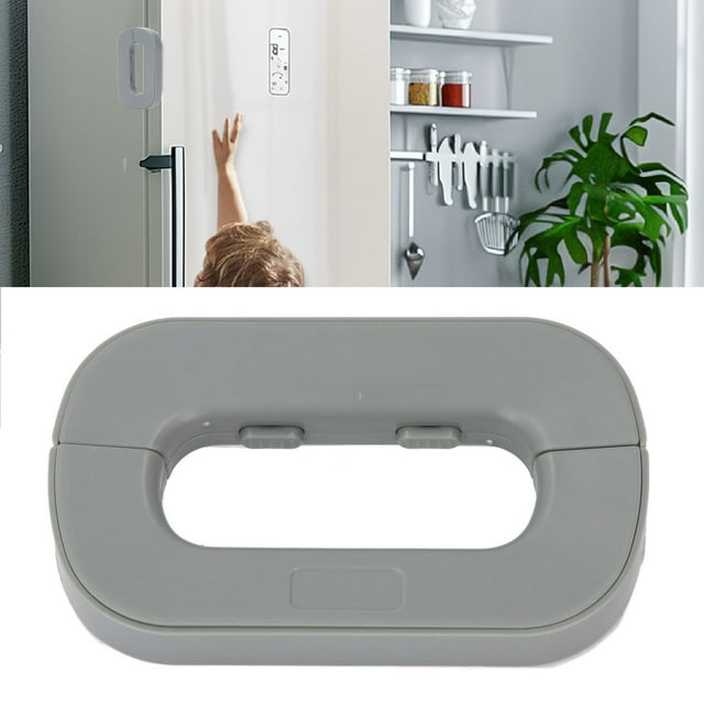Bloqueo de Pestillo del Refrigerador, Mecanismo de Botones Dobles Adhesivos Fuertes Mecanismos de Bloqueo de Bloqueo de Refrigerador Para El Hogar Para El Hogar