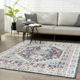 thumbnail image 2 of BoutiqueRugs Tigris Traditional Area Rug - Navy, Light Blue, Yellow - 7'10" Round, 2 of 8