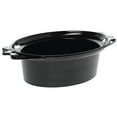 thumbnail image 3 of HUBERT® Large Oval Serving Bowl Black Melamine- 20 1/2" L x 12 1/10" W x 6" H, 3 of 5