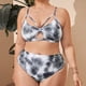 thumbnail image 2 of Traje de baño dividido para mujer de color degradado con efecto tie-dye de talla grande para mujer gorda a la moda para mujer Fridja  nalpqowj59972, 2 of 7
