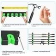 thumbnail image 2 of Wall Mounted Fishing Rod Holder, EEEkit EVA Vertical Fishing 6 Rod Storage Racks, Green, 2 of 5