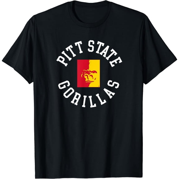 Pitt State Gorillas Classic Collegiate Circle Graphic T-Shirt, Unisex T-Shirt