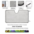 thumbnail image 2 of GoNoodle Parasol para Parabrisas Delantero Protector Plegable, Visera Solar para Auto Bloquea Rayos UV Mantiene tu Vehículo Fresco 130cm*70cm, 2 of 6