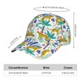 thumbnail image 2 of Pofeuu Summer Leopard Print Adult Adjustable Embroidered Graphic Baseball Hat for Men and Women, 2 of 6