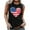 Black, variant on CFLVAEK 4th of July Tank Top for Women Funny American Flag Heart Graphic Shirts Loose Fit Sleeveless Crewneck Tanks Independence Day Going Out Tank Tops L