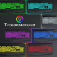 thumbnail image 4 of Combo de teclado y ratón SABLUTE con cable con retroiluminación USB, 4 of 8