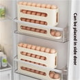 thumbnail image 3 of Organizador de huevos for nevera con ruedas automáticas de 4 niveles, almacenamiento de 30 huevos for gabinete de cocina y refrigerador, 2 uds., 3 of 7