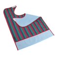 thumbnail image 3 of Babero para comer para adultos - Protector de ropa impermeable reutilizable con recogedor de s rojo Yuyangstore Comer babero para ancianos, 3 of 8