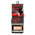 thumbnail image 2 of Marvel Deadpool Men's 5 Pair Pack Casual Crew Socks, Shoe Size 8-12, 2 of 2