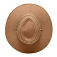 thumbnail image 3 of JAHH Shapeable Western Cowboy Hat for Men Women Felt Fedoras Cap Outback Cowgirl Jazz Hats with Belt Buckle Sunhat Winter, 3 of 6