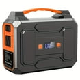 thumbnail image 6 of 300W/100W Portable Power Station Solar Generator, (Solar Panel Optional), 146Wh/260Wh/296Wh High Capacity Battery Pack, With 2x 110V AC Outlet, DC USB C Port,LED Light, Power Bank For Outdoor Camping, 6 of 16