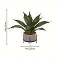 thumbnail image 1 of 14 "X9" Artificial Agave Succulent In Decorative Planter : Indoor Faux Flora Decor, 1 of 1