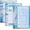 Blue, variant on PTSPLLMY 3 Pack A5 Planner Refill 82 Sheet Colored Monthly Weekly Planner Refill Paper 6 Hole Budget Sheets Expense Tracker Inserts for A5 Binder Cover Bill Saving Organizer, Colorful