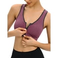 thumbnail image 3 of DODOING Sports Bra for Women, Sexy Cutout Crop Workout Tops for Women with Removable Padded Cups Training Yoga Active Bra, 3 of 8