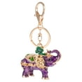 thumbnail image 1 of 1pc adorable 3D elefante llavero colgante bolsa colgante decoración coche llavero colgante, 1 of 5