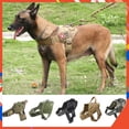 thumbnail image 2 of Correa De Arnés De Perro Táctico Para Mascotas , Collar De Pastor Alemán , Chaleco Para Perros De Servicio Ajustable En El Pecho , Con Mango , Accesorios Grandes, 2 of 4