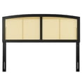 thumbnail image 3 of Headboard, Full Size, Wood, Black, Modern Contemporary Urban Design, Bedroom Master Guest Suite, 3 of 9