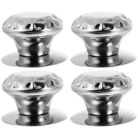 

4 Pcs Universal Pot Lid Knobs Stainless Steel Pot Cover Handles Pot Cover Knobs